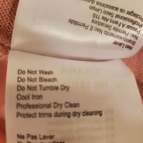 CAARA Pink Turtleneck Dress sz Large - Picture 11 of 12